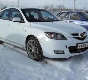 Купить Mazda 3 Sport 2000 см3 МКПП (150 л.с.) Бензин инжектор в Кропоткин: цвет белый Хетчбэк 2007 года по цене 450000 рублей, объявление №3158 на сайте Авторынок23