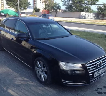 Купить Audi A8 3000 см3 АКПП (300 л.с.) Бензин инжектор в Новороссийск: цвет Черный Седан 2011 года по цене 1900000 рублей, объявление №1838 на сайте Авторынок23