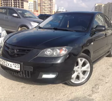 Купить Mazda 3 2000 см3 МКПП (150 л.с.) Бензин инжектор в Новороссийск: цвет черный Седан 2006 года по цене 380000 рублей, объявление №2727 на сайте Авторынок23