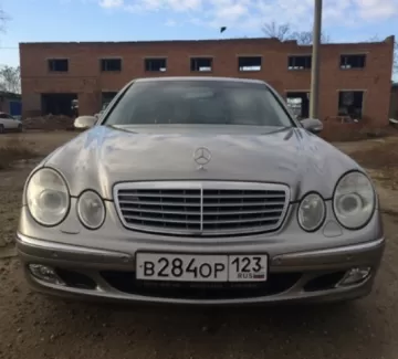 Купить Mercedes-Benz E-class 3200 см3 АКПП (140 л.с.) Бензиновый в Кропоткин: цвет серебро Седан 2003 года по цене 550000 рублей, объявление №3139 на сайте Авторынок23