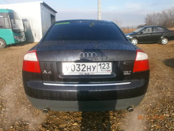 Купить Audi A4 1800 см3 МКПП (150 л.с.) Бензин инжектор в Усть-Лабинск: цвет черный Седан 2002 года по цене 398000 рублей, объявление №2879 на сайте Авторынок23