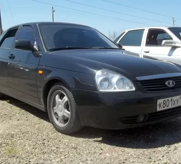 Купить ВАЗ (LADA) Priora 1600 см3 МКПП (94 л.с.) Бензин инжектор в Кропоткин: цвет черный Хетчбэк 2009 года по цене 235000 рублей, объявление №4653 на сайте Авторынок23