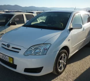 Купить Toyota Runx 2004 АКПП (109 л.с.) Бензиновый Новороссийск цвет белый Хетчбэк 2004 года по цене 340000 рублей, объявление №412 на сайте Авторынок23