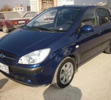 Купить Hyundai Getz 1400 см3 АКПП (97 л.с.) Бензиновый в Новороссийск: цвет синий Хетчбэк 2008 года по цене 345000 рублей, объявление №376 на сайте Авторынок23