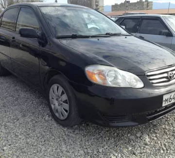 Купить Toyota Corolla 1800 см3 АКПП (132 л.с.) Бензин инжектор в Новороссийск: цвет черный Седан 2003 года по цене 355000 рублей, объявление №983 на сайте Авторынок23 Купить Toyota Corolla 1800 см3 АКПП (132 л.с.) Бензин инжектор в Новороссийск: цвет черный Седан 2003 года по цене 355000 рублей, объявление №983 на сайте Авторынок23