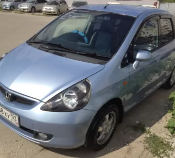 Купить Honda Fit, 1400 см3 АКПП (103 л.с.) Бензин инжектор в Новороссийск: цвет голубой перламутр Хетчбэк 2002 года по цене 225000 рублей, объявление №1853 на сайте Авторынок23