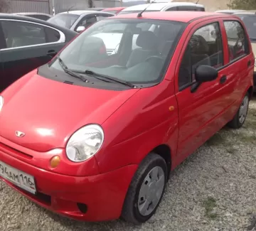 Купить ‎Daewoo Matiz 800 см3 МКПП (52 л.с.) Бензин инжектор в Новороссийск: цвет красный Хетчбэк 2008 года по цене 150000 рублей, объявление №2241 на сайте Авторынок23