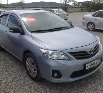 Купить Toyota Corolla 1600 см3 АКПП (125 л.с.) Бензин инжектор в Новороссийск: цвет голубой перламутр Седан 2010 года по цене 590000 рублей, объявление №1193 на сайте Авторынок23 Купить Toyota Corolla 1600 см3 АКПП (125 л.с.) Бензин инжектор в Новороссийск: цвет голубой перламутр Седан 2010 года по цене 590000 рублей, объявление №1193 на сайте Авторынок23