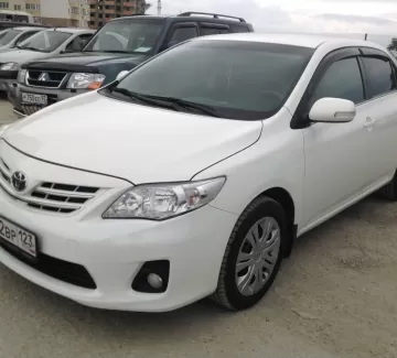 Купить Toyota Corolla 1600 см3 АКПП (122 л.с.) Бензин инжектор в Новороссийск: цвет белый Седан 2011 года по цене 630000 рублей, объявление №1302 на сайте Авторынок23