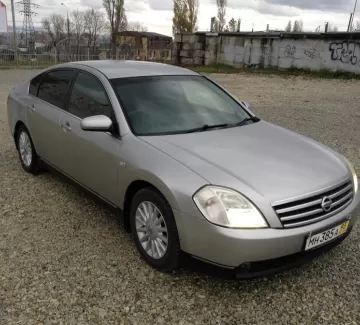 Купить Nissan Teana 2300 см3 АКПП (173 л.с.) Бензиновый в Новороссийск: цвет серый Седан 2003 года по цене 360000 рублей, объявление №590 на сайте Авторынок23