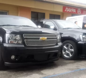 Купить Chevrolet Tahoe 5300 см3 АКПП (325 л.с.) Бензин инжектор в Санкт-Петербург: цвет черный Внедорожник 2013 года по цене 4500000 рублей, объявление №1466 на сайте Авторынок23