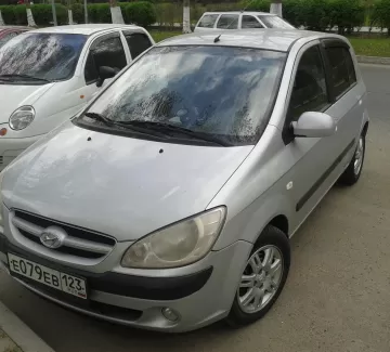 Купить Hyundai Getz 1600 см3 МКПП (106 л.с.) Бензин инжектор в Белореченск: цвет серебристый Хетчбэк 2007 года по цене 290000 рублей, объявление №15233 на сайте Авторынок23