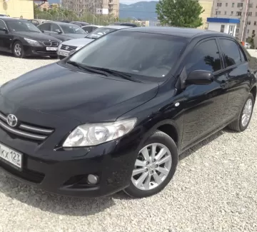 Купить Toyota Corolla 1600 см3 АКПП (122 л.с.) Бензин инжектор в Новороссийск: цвет черный Седан 2007 года по цене 455000 рублей, объявление №1218 на сайте Авторынок23