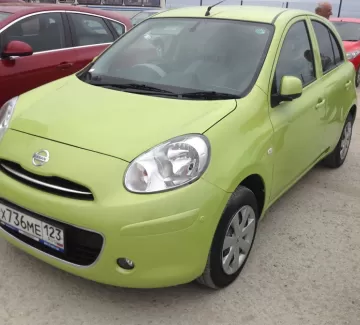 Купить Nissan March 1300 см3 АКПП (90 л.с.) Бензин инжектор в Новороссийск: цвет "Дюшес", желто-зеленый металлик Хетчбэк 2010 года по цене 365000 рублей, объявление №1300 на сайте Авторынок23 Купить Nissan March 1300 см3 АКПП (90 л.с.) Бензин инжектор в Новороссийск: цвет "Дюшес", желто-зеленый металлик Хетчбэк 2010 года по цене 365000 рублей, объявление №1300 на сайте Авторынок23