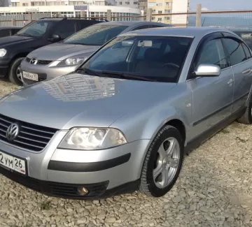 Купить Volkswagen Passat 1900 см3 АКПП (130 л.с.) Дизель турбонаддув в Новороссийск: цвет серебро Седан 2003 года по цене 330000 рублей, объявление №1520 на сайте Авторынок23