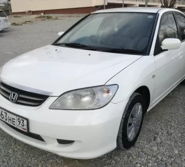 Купить Honda Civic 1500 см3 АКПП (105 л.с.) Бензин инжектор в Новороссийск: цвет белый Седан 2005 года по цене 315000 рублей, объявление №695 на сайте Авторынок23