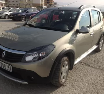 Купить Renault Sandero Stepway 1600 см3 МКПП (84 л.с.) Бензин инжектор в Геленджик: цвет серебро Хетчбэк 2011 года по цене 430000 рублей, объявление №2729 на сайте Авторынок23