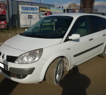 Купить Renault Scenic 1500 см3 МКПП (106 л.с.) Дизель турбонаддув в Новороссийск: цвет белый Минивэн 2007 года по цене 370000 рублей, объявление №579 на сайте Авторынок23