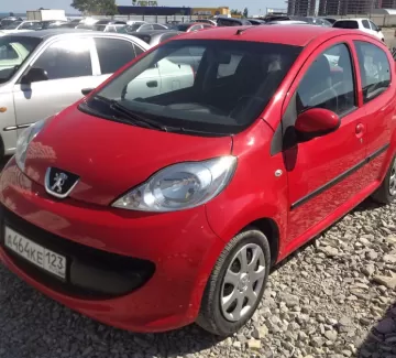 Купить Peugeot 107 1000 см3 АКПП (68 л.с.) Бензин инжектор в Новороссийск: цвет красный Хетчбэк 2007 года по цене 280000 рублей, объявление №1563 на сайте Авторынок23