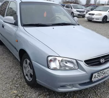 Купить Hyundai Accent 1500 см3 АКПП (102 л.с.) Бензин инжектор в Новороссийск: цвет голубой Седан 2008 года по цене 275000 рублей, объявление №968 на сайте Авторынок23