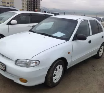 Купить Hyundai Accent 1500 см3 МКПП (99 л.с.) Бензин инжектор в Анапа: цвет белый Седан 1997 года по цене 136000 рублей, объявление №785 на сайте Авторынок23 Купить Hyundai Accent 1500 см3 МКПП (99 л.с.) Бензин инжектор в Анапа: цвет белый Седан 1997 года по цене 136000 рублей, объявление №785 на сайте Авторынок23