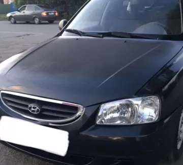 Купить Hyundai Accent 1500 см3 МКПП (102 л.с.) Бензин инжектор в Днепровская: цвет Черный Седан 2007 года по цене 175000 рублей, объявление №22191 на сайте Авторынок23