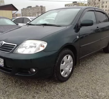 Купить Toyota Corolla 1600 см3 АКПП (124 л.с.) Бензиновый в Новороссийск: цвет темно-зеленый металик Седан 2005 года по цене 450000 рублей, объявление №990 на сайте Авторынок23 Купить Toyota Corolla 1600 см3 АКПП (124 л.с.) Бензиновый в Новороссийск: цвет темно-зеленый металик Седан 2005 года по цене 450000 рублей, объявление №990 на сайте Авторынок23