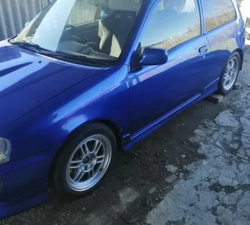 Купить Toyota Starlet 1300 см3 АКПП (84 л.с.) Бензин инжектор в Отрадная : цвет Синий Хетчбэк 1999 года по цене 168000 рублей, объявление №22411 на сайте Авторынок23