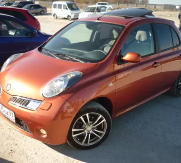 Купить Nissan Micro 2008 АКПП (90 л.с.) Бензиновый Новроссийск цвет Оранжевывй Хетчбэк 2008 года по цене 385000 рублей, объявление №458 на сайте Авторынок23