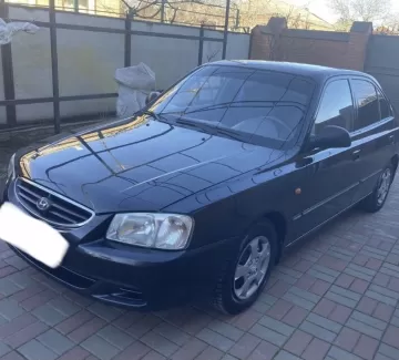 Купить Hyundai Accent 1500 см3 АКПП (102 л.с.) Бензин инжектор в Курганинск : цвет Черный Седан 2007 года по цене 207000 рублей, объявление №23846 на сайте Авторынок23