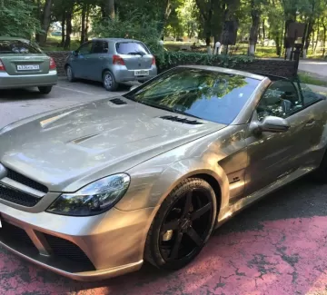 Купить Mercedes-Benz SL-klasse AMG 55 5500 см3 АКПП (500 л.с.) Бензиновый в Краснодар: цвет Золотой Родстер 2003 года по цене 2699000 рублей, объявление №8679 на сайте Авторынок23