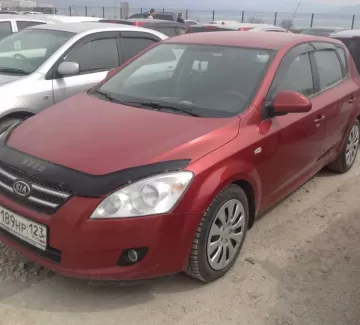 Купить KIA Ceed 1600 см3 АКПП (129 л.с.) Бензин инжектор в Новороссийск: цвет красный Хетчбэк 2007 года по цене 410000 рублей, объявление №1051 на сайте Авторынок23 Купить KIA Ceed 1600 см3 АКПП (129 л.с.) Бензин инжектор в Новороссийск: цвет красный Хетчбэк 2007 года по цене 410000 рублей, объявление №1051 на сайте Авторынок23