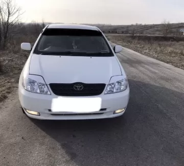 Купить Toyota Corolla 1500 см3 АКПП (110 л.с.) Бензин инжектор в Армавир: цвет Белый Седан 2002 года по цене 195000 рублей, объявление №21290 на сайте Авторынок23