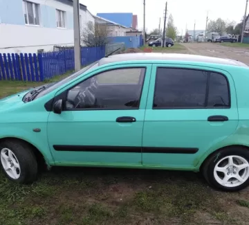 Купить Hyundai Getz '2004 АКПП (1300/82 л.с.) Бензин инжектор Крымск цвет Зеленый Хетчбэк по цене 210000 рублей, объявление №27348 на сайте Авторынок23