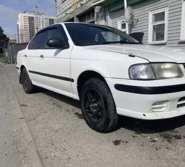 Купить Nissan Sunny 1500 см3 АКПП (105 л.с.) Бензин инжектор в Кропоткин : цвет Белый Седан 1999 года по цене 290000 рублей, объявление №19697 на сайте Авторынок23