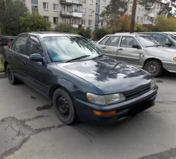 Купить Toyota Corolla 1500 см3 АКПП (75 л.с.) Бензин инжектор в Тимашевск : цвет Синий Седан 1991 года по цене 237000 рублей, объявление №19878 на сайте Авторынок23