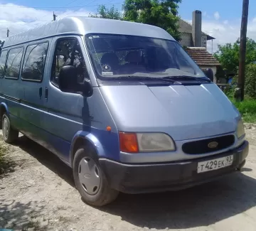 Купить Ford transit 2500 см3 АКПП (86 л.с.) Дизель турбонаддув в Крымск: цвет голубой металлик Микроавтобус 1995 года по цене 240000 рублей, объявление №4384 на сайте Авторынок23