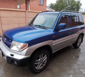 Купить Mitsubishi Pajero Pinin 2000 см3 АКПП (129 л.с.) Бензин инжектор в Тихорецк: цвет синий Внедорожник 2002 года по цене 350000 рублей, объявление №15899 на сайте Авторынок23