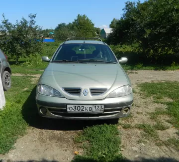 Купить Renault Megane 1600 см3 МКПП (107 л.с.) Бензин инжектор в Тихорецк: цвет светло зеленая Универсал 2000 года по цене 170000 рублей, объявление №4910 на сайте Авторынок23 Купить Renault Megane 1600 см3 МКПП (107 л.с.) Бензин инжектор в Тихорецк: цвет светло зеленая Универсал 2000 года по цене 170000 рублей, объявление №4910 на сайте Авторынок23
