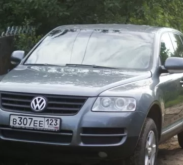 Купить Volkswagen Touareg 3200 см3 АКПП (220 л.с.) Бензиновый в Краснодар: цвет серый металлик Внедорожник 2003 года по цене 555000 рублей, объявление №2670 на сайте Авторынок23