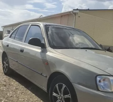 Купить Hyundai Accent 1500 см3 МКПП (102 л.с.) Бензин инжектор в Тамань : цвет Серый Седан 2007 года по цене 170000 рублей, объявление №22180 на сайте Авторынок23