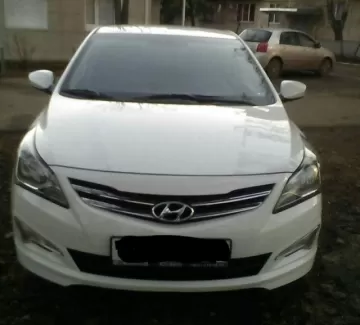 Купить Hyundai Solaris 1600 см3 АКПП (123 л.с.) Бензин инжектор в Краснодар: цвет Белый Седан 2014 года по цене 585000 рублей, объявление №12932 на сайте Авторынок23