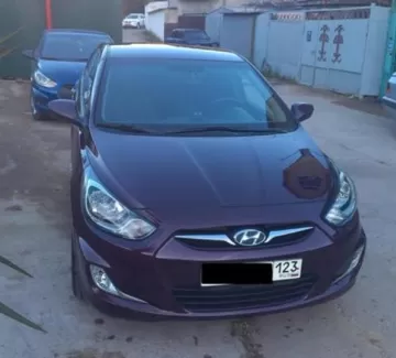 Купить Hyundai Solaris 1600 см3 АКПП (123 л.с.) Бензиновый в Сочи: цвет фиолетовый металлик Седан 2011 года по цене 550000 рублей, объявление №687 на сайте Авторынок23 Купить Hyundai Solaris 1600 см3 АКПП (123 л.с.) Бензиновый в Сочи: цвет фиолетовый металлик Седан 2011 года по цене 550000 рублей, объявление №687 на сайте Авторынок23