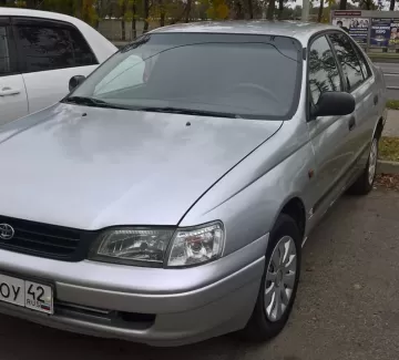 Купить Toyota Carina E 1600 см3 МКПП (99 л.с.) Бензин инжектор в Краснодар: цвет серебристый Седан 1998 года по цене 81999 рублей, объявление №15422 на сайте Авторынок23