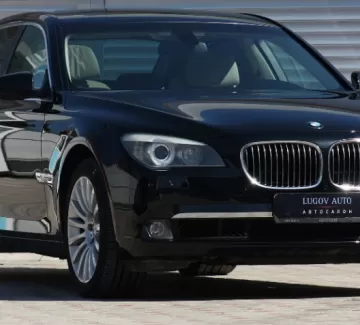 Купить BMW 7er 2979 см3 АКПП (326 л.с.) Бензин турбонаддув в Краснодар: цвет черный металик Седан 2008 года по цене 1300000 рублей, объявление №1480 на сайте Авторынок23