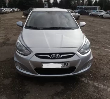 Купить Hyundai Solaris 1600 см3 АКПП (123 л.с.) Бензин инжектор в Краснодар: цвет Серебристый Седан 2011 года по цене 450000 рублей, объявление №12937 на сайте Авторынок23