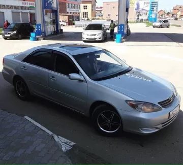 Купить Toyota Camry 2362 см3 АКПП (152 л.с.) Бензин инжектор в Краснодар: цвет Серебристый Седан 2002 года по цене 355000 рублей, объявление №13224 на сайте Авторынок23