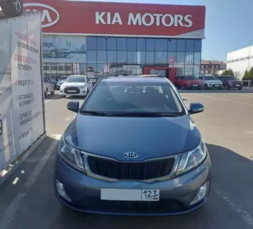 Купить KIA Rio 1600 см3 МКПП (123 л.с.) Бензин инжектор в Краснодар: цвет голубой Седан 2012 года по цене 385000 рублей, объявление №18325 на сайте Авторынок23