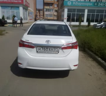 Купить Toyota Corolla 16 см3 CVT (122 л.с.) Бензин инжектор в Краснодар: цвет белый Седан 2014 года по цене 880000 рублей, объявление №9973 на сайте Авторынок23