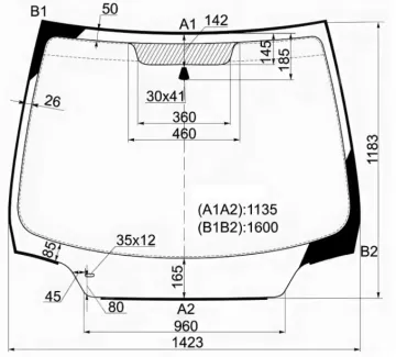Стекло лобовое PEUGEOT 307 01-08 Краснодар Стекло лобовое PEUGEOT 307 01-08 Краснодар